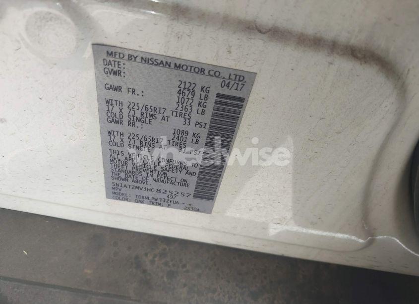 Photo 9 of 2017 Nissan Rogue S (VIN 5N1AT2MV3HC825257)