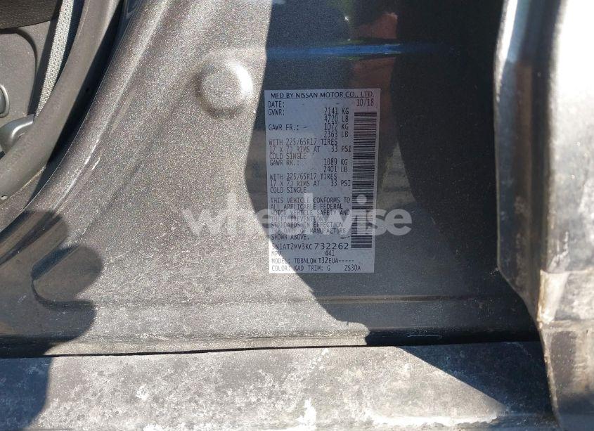 Photo 9 of 2019 Nissan Rogue SV (VIN 5N1AT2MV3KC732262)