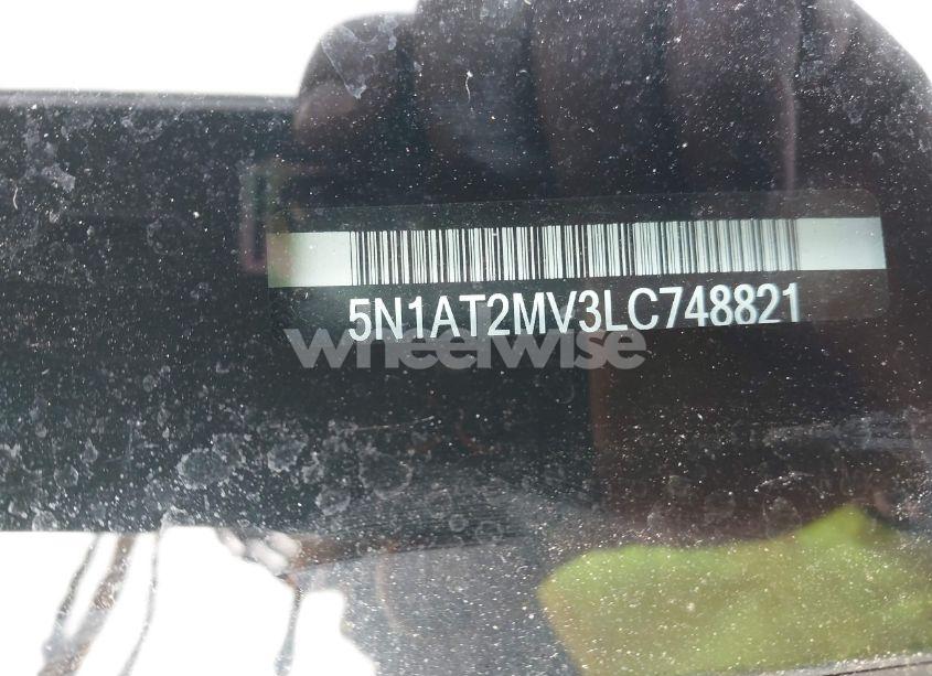 Photo 9 of 2020 Nissan Rogue SL INTELLIGENT AWD (VIN 5N1AT2MV3LC748821)