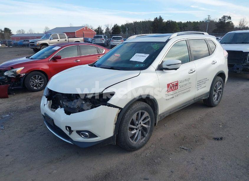 Photo 2 of 2016 Nissan Rogue SL (VIN 5N1AT2MV4GC740958)