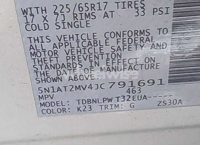 Photo 9 of 2018 Nissan Rogue S (VIN 5N1AT2MV4JC791691)