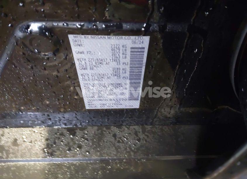 Photo 9 of 2014 Nissan Rogue SV (VIN 5N1AT2MV5EC855520)