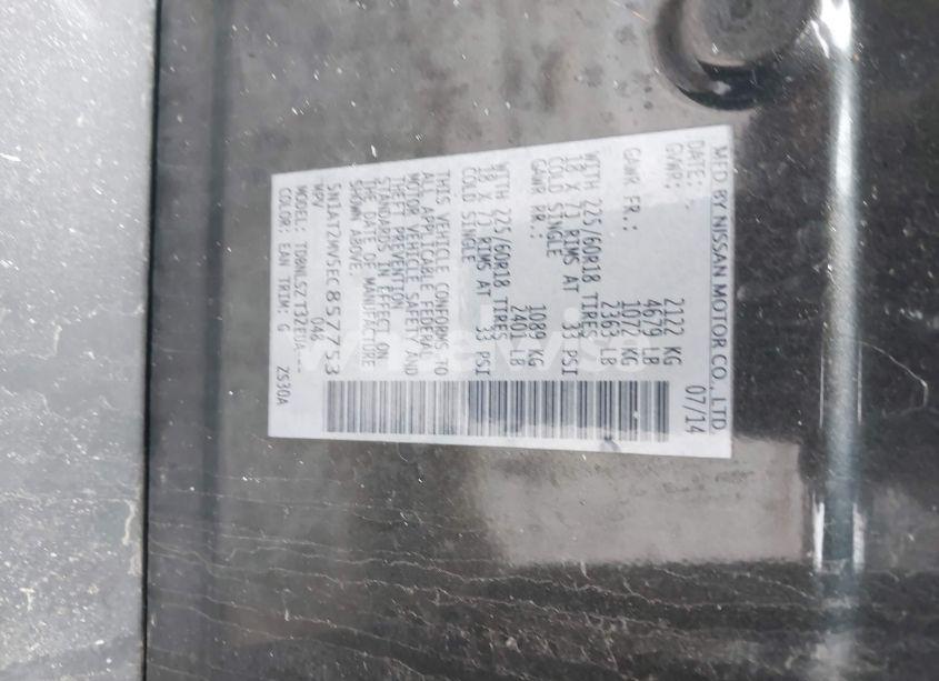 Photo 9 of 2014 Nissan Rogue SL (VIN 5N1AT2MV5EC857753)