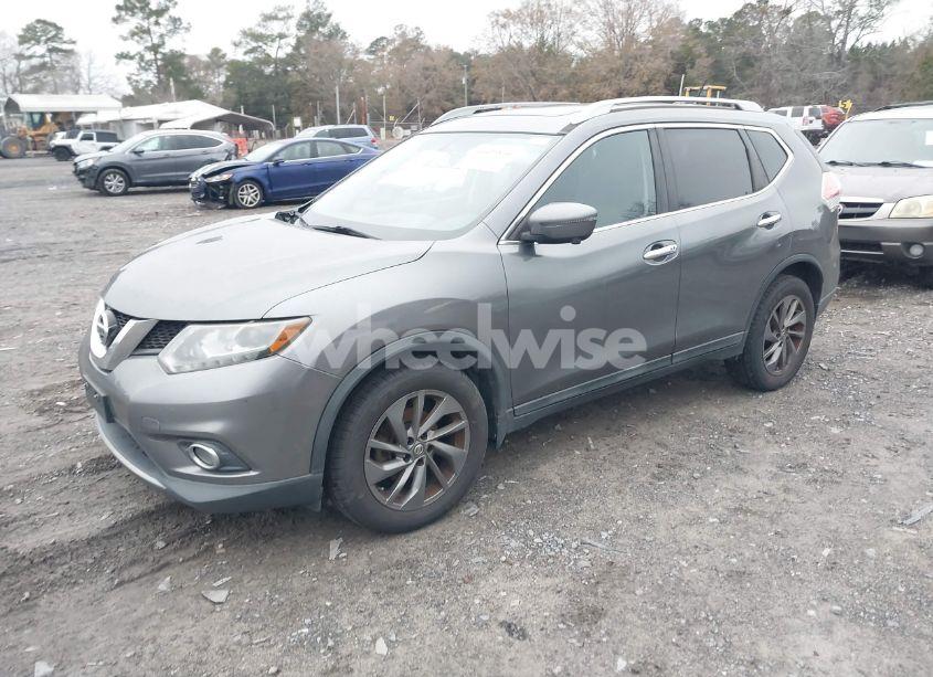Photo 2 of 2016 Nissan Rogue SL (VIN 5N1AT2MV5GC787223)