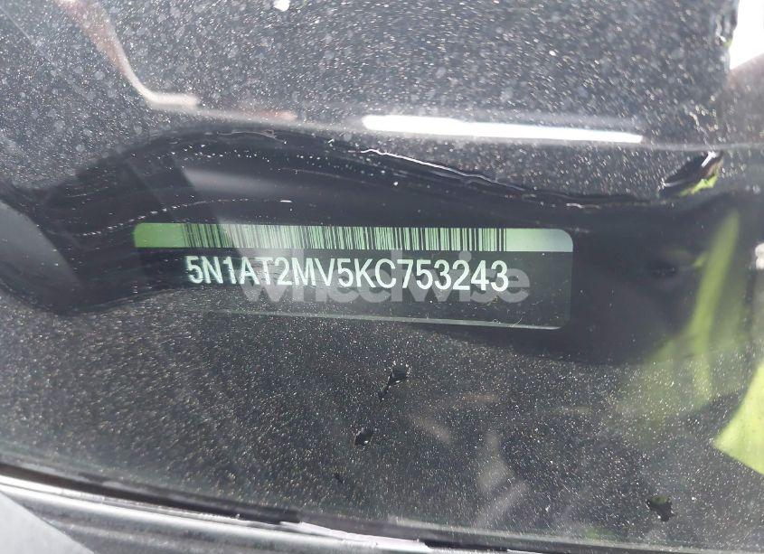 Photo 9 of 2019 Nissan Rogue SL (VIN 5N1AT2MV5KC753243)