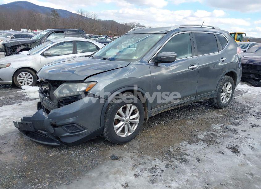 Photo 2 of 2015 Nissan Rogue SV (VIN 5N1AT2MV6FC814413)