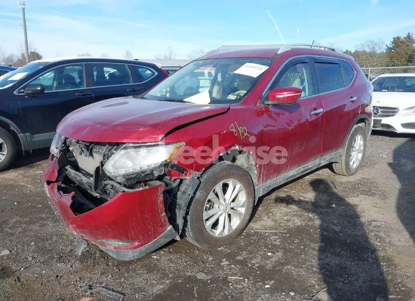 Photo 2 of 2014 Nissan Rogue SV (VIN 5N1AT2MV8EC764256)