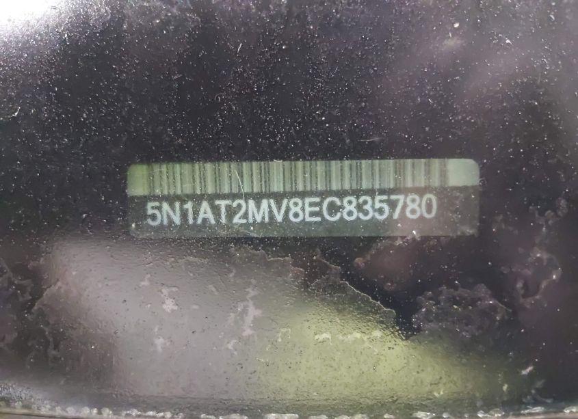 Photo 9 of 2014 Nissan Rogue SL (VIN 5N1AT2MV8EC835780)