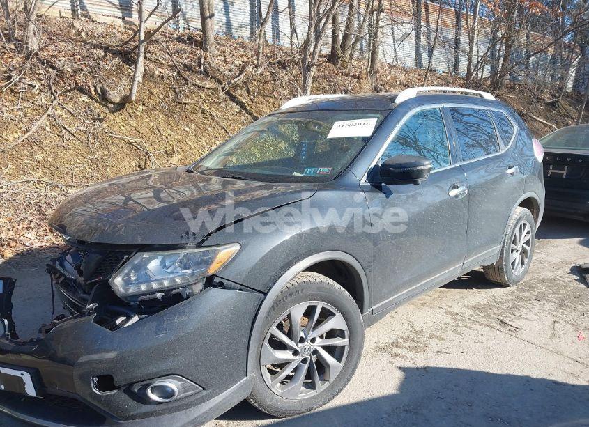 Photo 2 of 2016 Nissan Rogue SL (VIN 5N1AT2MV8GC742034)