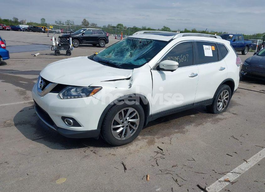 Photo 2 of 2014 Nissan Rogue SL (VIN 5N1AT2MVXEC850796)