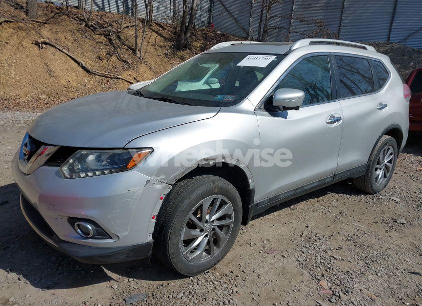 Photo 2 of 2015 Nissan Rogue SL (VIN 5N1AT2MVXFC820991)