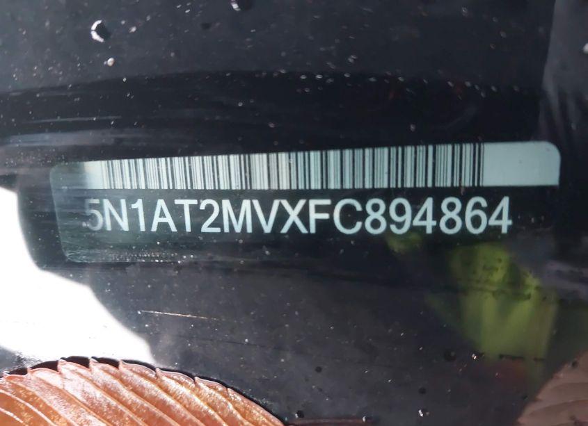 Photo 9 of 2015 Nissan Rogue SV (VIN 5N1AT2MVXFC894864)