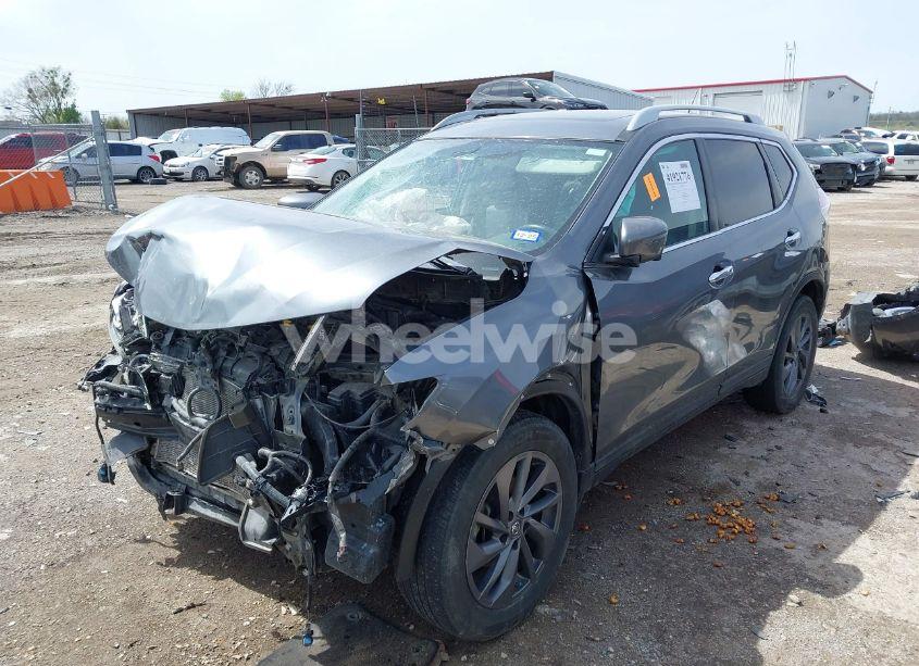 Photo 2 of 2016 Nissan Rogue SL (VIN 5N1AT2MVXGC797083)