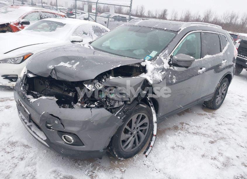 Photo 2 of 2016 Nissan Rogue SL (VIN 5N1AT2MVXGC880951)
