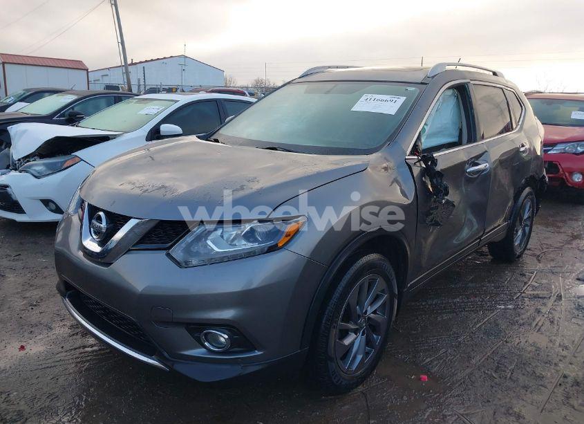 Photo 2 of 2016 Nissan Rogue SL (VIN 5N1AT2MVXGC889598)
