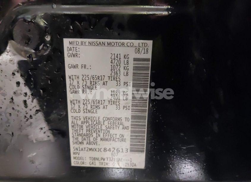 Photo 9 of 2018 Nissan Rogue S (VIN 5N1AT2MVXJC842613)