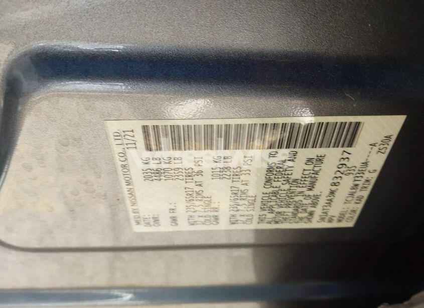 Photo 9 of 2021 Nissan Rogue S FWD (VIN 5N1AT3AA3MC832937)