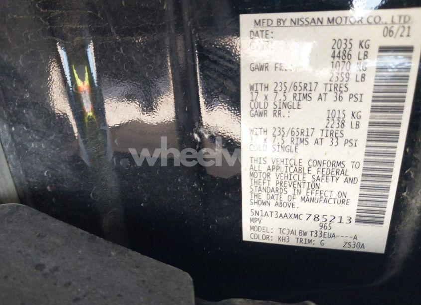 Photo 9 of 2021 Nissan Rogue S FWD (VIN 5N1AT3AAXMC785213)