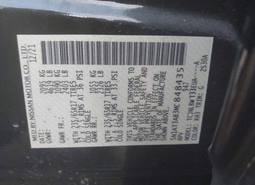 Photo 9 of 2021 Nissan Rogue S INTELLIGENT AWD (VIN 5N1AT3AB3MC848435)