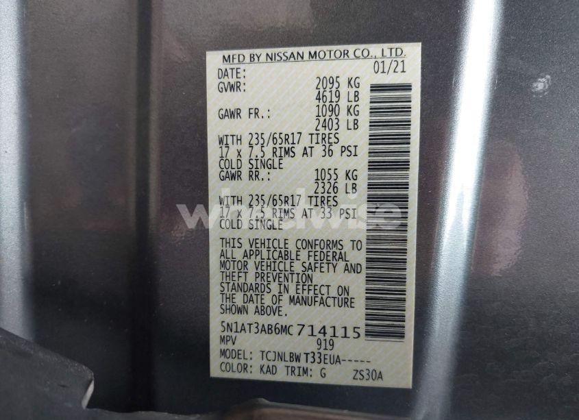 Photo 9 of 2021 Nissan Rogue S INTELLIGENT AWD (VIN 5N1AT3AB6MC714115)
