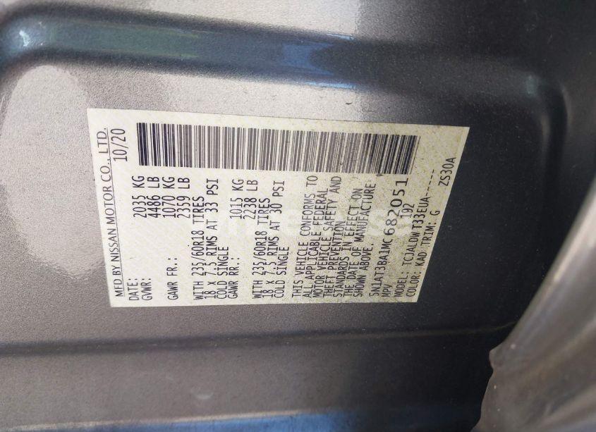 Photo 9 of 2021 Nissan Rogue SV (VIN 5N1AT3BA1MC682051)