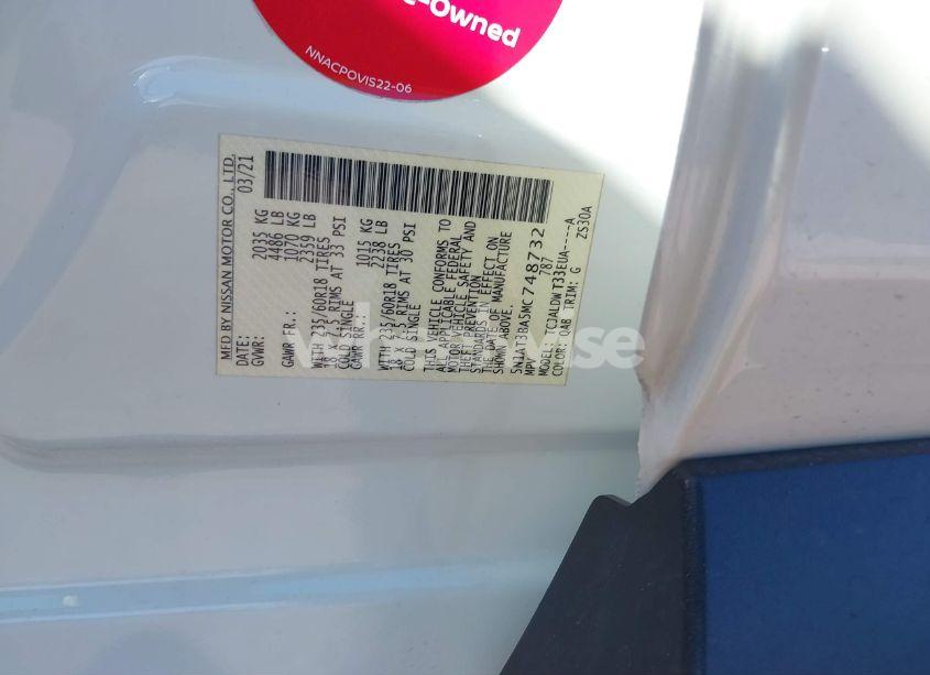 Photo 9 of 2021 Nissan Rogue SV FWD (VIN 5N1AT3BA5MC748732)