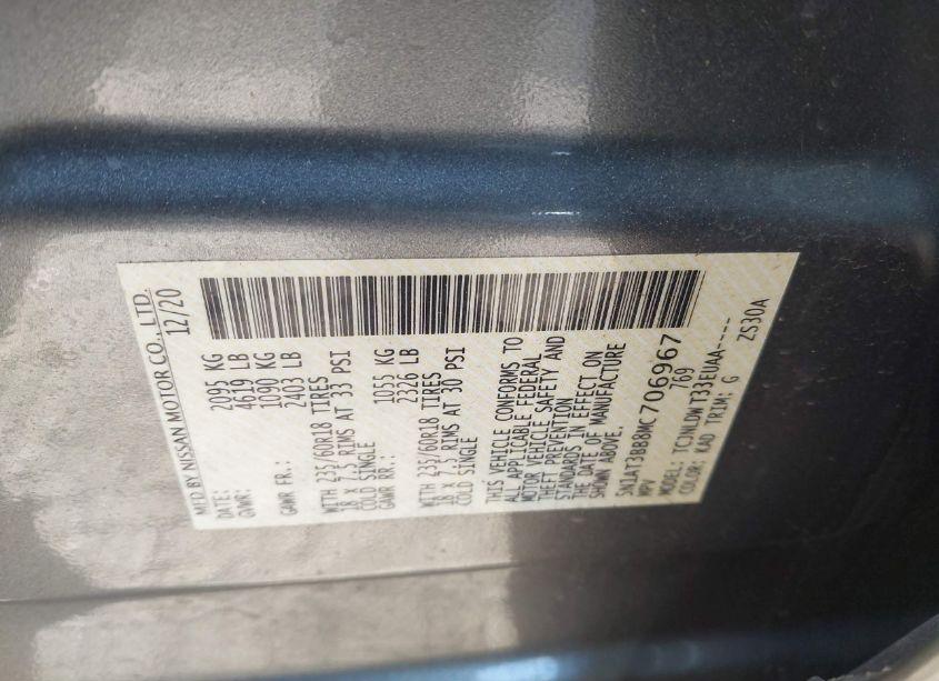 Photo 9 of 2021 Nissan Rogue SV INTELLIGENT AWD (VIN 5N1AT3BB8MC706967)