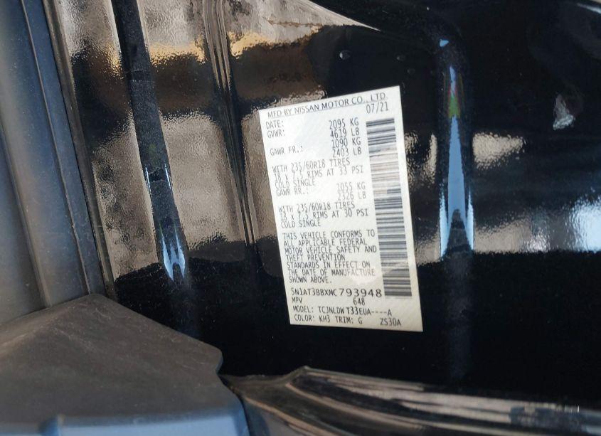 Photo 9 of 2021 Nissan Rogue SV INTELLIGENT AWD (VIN 5N1AT3BBXMC793948)
