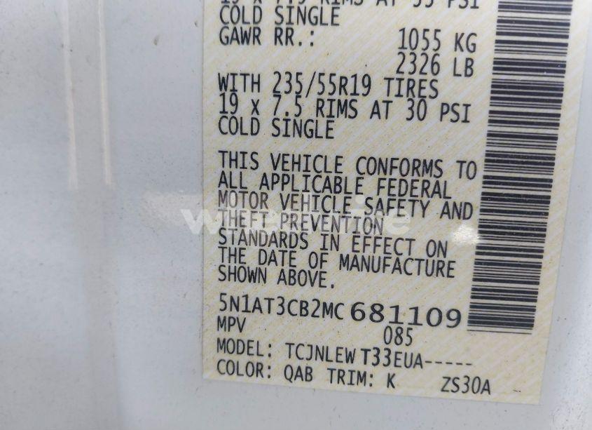 Photo 9 of 2021 Nissan Rogue SL INTELLIGENT AWD (VIN 5N1AT3CB2MC681109)