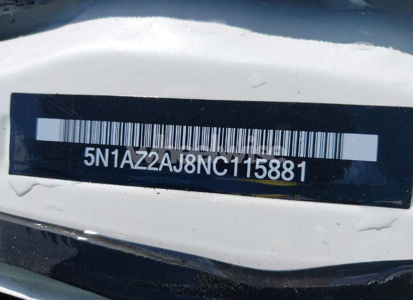 Photo 9 of 2022 Nissan Murano S FWD (VIN 5N1AZ2AJ8NC115881)