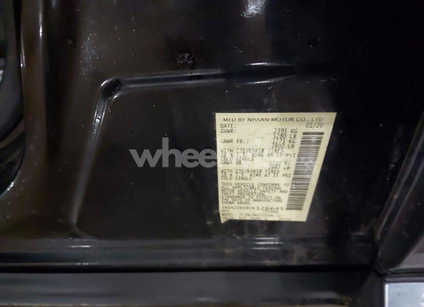 Photo 9 of 2020 Nissan Murano S INTELLIGENT AWD (VIN 5N1AZ2AS4LN126645)