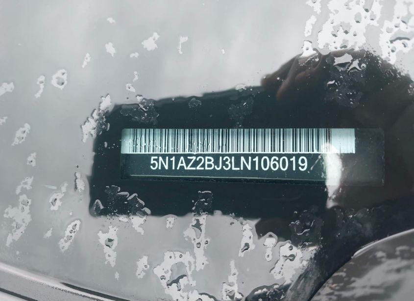 Photo 9 of 2020 Nissan Murano SV FWD (VIN 5N1AZ2BJ3LN106019)