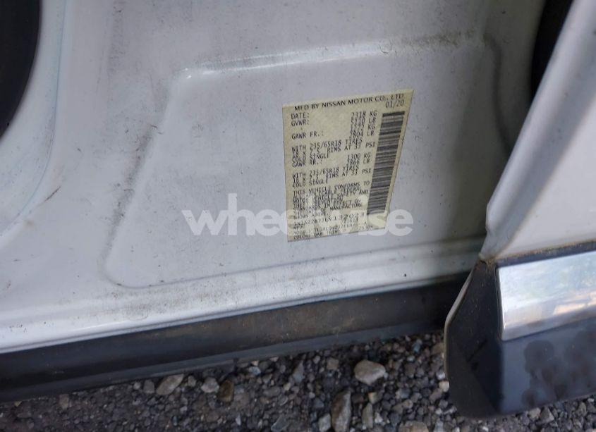 Photo 9 of 2020 Nissan Murano SV FWD (VIN 5N1AZ2BJ3LN132023)