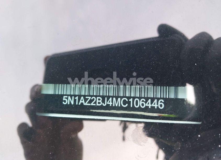 Photo 9 of 2021 Nissan Murano SV FWD (VIN 5N1AZ2BJ4MC106446)