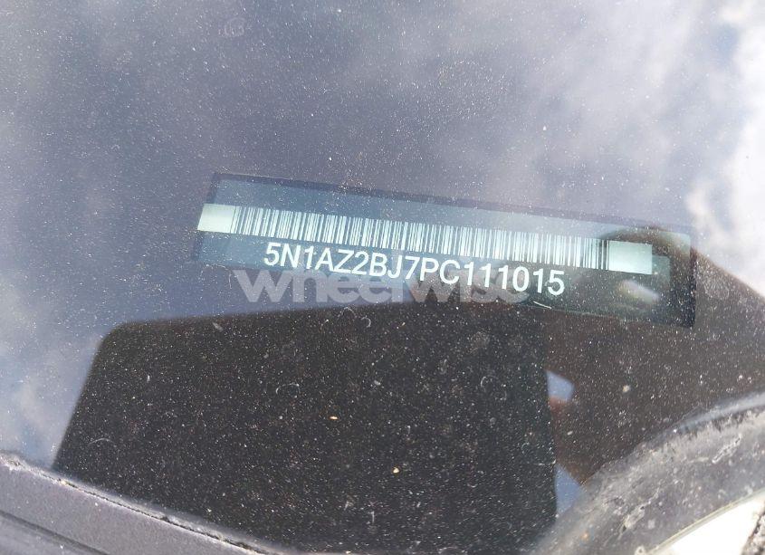 Photo 9 of 2023 Nissan Murano SV FWD (VIN 5N1AZ2BJ7PC111015)