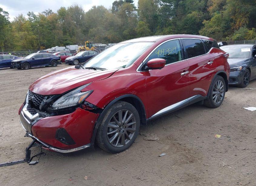 Photo 2 of 2021 Nissan Murano SV FWD (VIN 5N1AZ2BJ9MC129480)