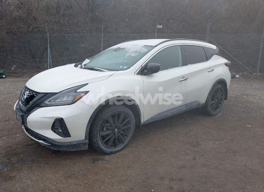 Photo 2 of 2022 Nissan Murano SV INTELLIGENT AWD (VIN 5N1AZ2BS3NC129436)