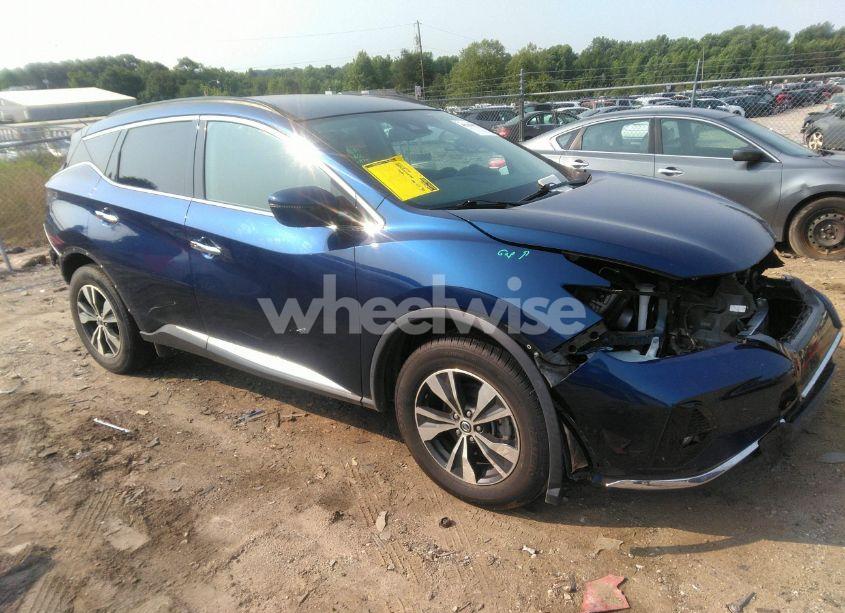 2021 Nissan Murano SV INTELLIGENT AWD (VIN 5N1AZ2BS4MC144574) main photo