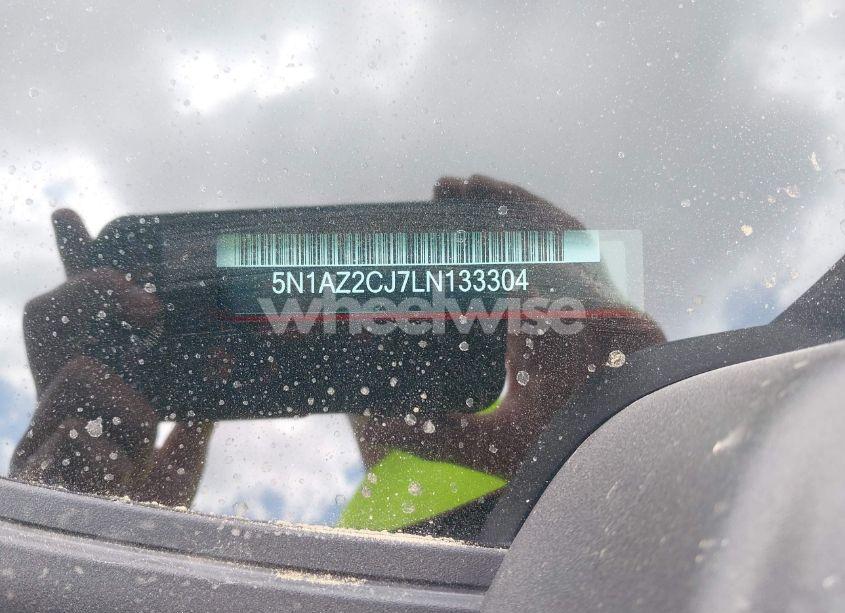 Photo 9 of 2020 Nissan Murano SL FWD (VIN 5N1AZ2CJ7LN133304)