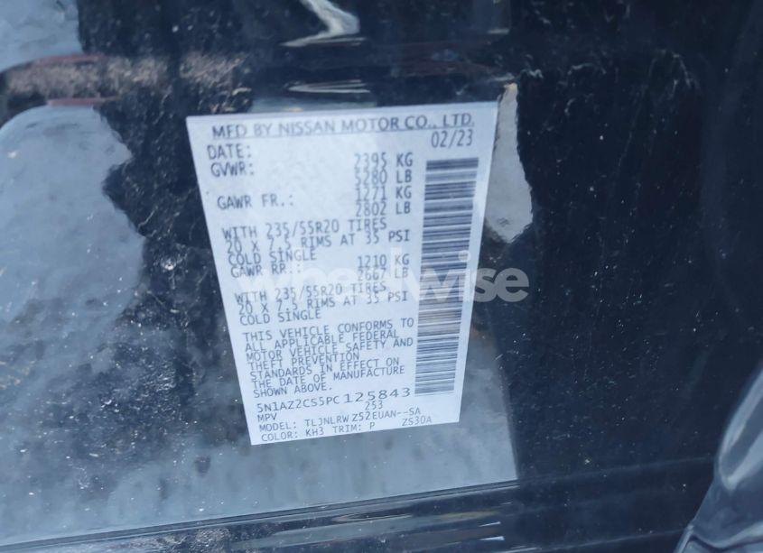 Photo 9 of 2023 Nissan Murano SL INTELLIGENT AWD (VIN 5N1AZ2CS5PC125843)