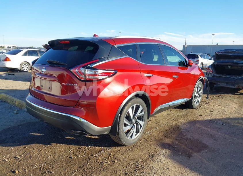 Photo 4 of 2015 Nissan Murano PLATINUM (VIN 5N1AZ2MG2FN288446)