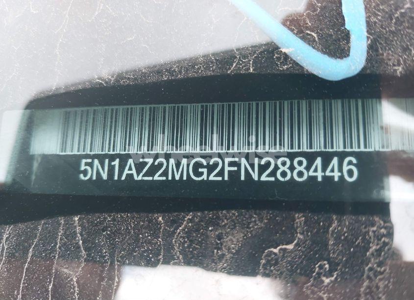 Photo 9 of 2015 Nissan Murano PLATINUM (VIN 5N1AZ2MG2FN288446)