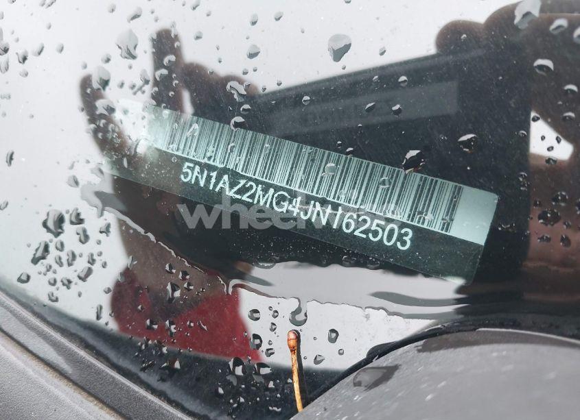 Photo 9 of 2018 Nissan Murano PLATINUM (VIN 5N1AZ2MG4JN162503)