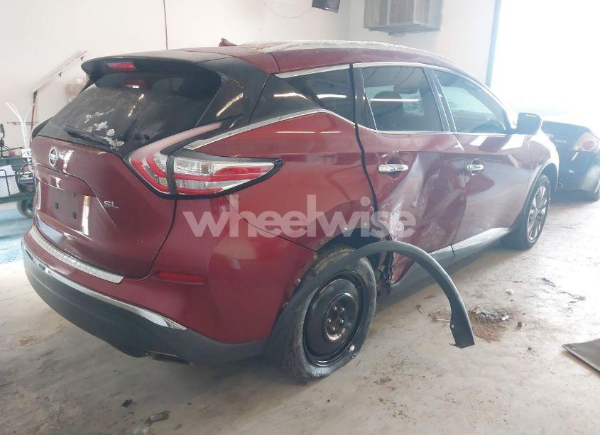 Photo 4 of 2016 Nissan Murano SL (VIN 5N1AZ2MG5GN116476)