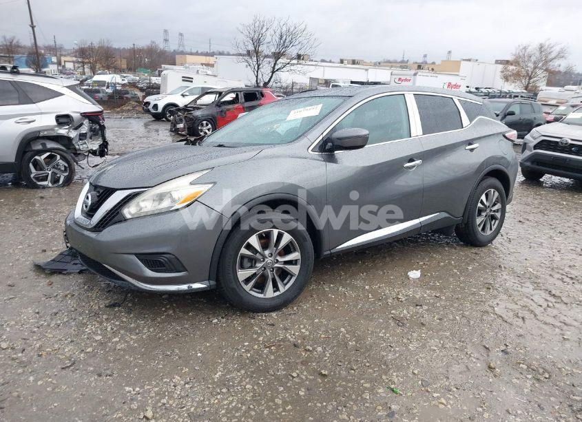 Photo 2 of 2016 Nissan Murano PLATINUM/S/SL/SV (VIN 5N1AZ2MG5GN122911)
