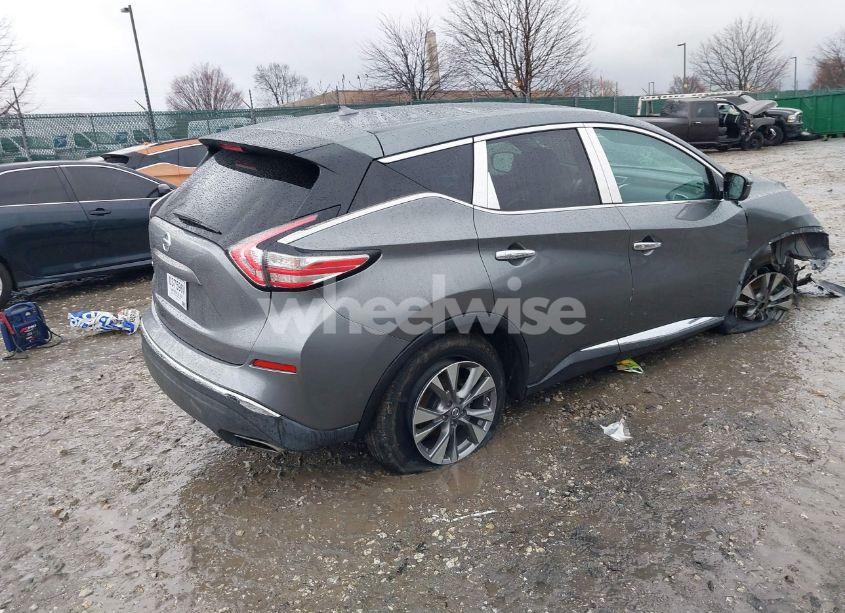 Photo 4 of 2016 Nissan Murano PLATINUM/S/SL/SV (VIN 5N1AZ2MG5GN122911)