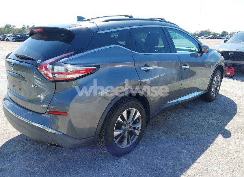 Photo 4 of 2017 Nissan Murano PLATINUM/S/SL/SV (VIN 5N1AZ2MG5HN109478)