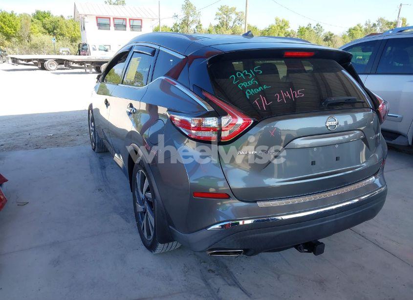 Photo 3 of 2015 Nissan Murano PLATINUM (VIN 5N1AZ2MG6FN226550)