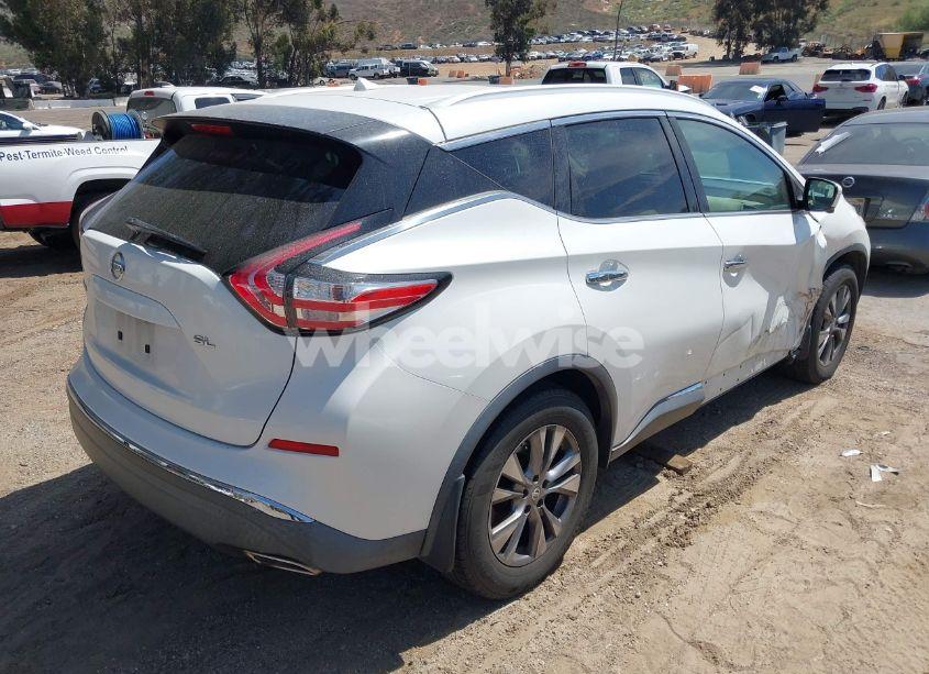 Photo 4 of 2015 Nissan Murano SL (VIN 5N1AZ2MG6FN227181)