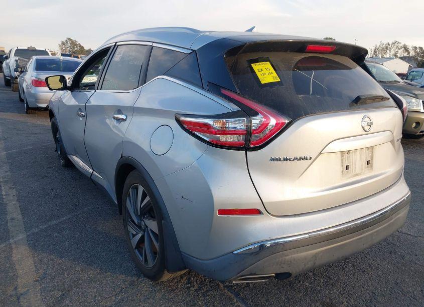 Photo 6 of 2015 Nissan Murano PLATINUM (VIN 5N1AZ2MG6FN245082)